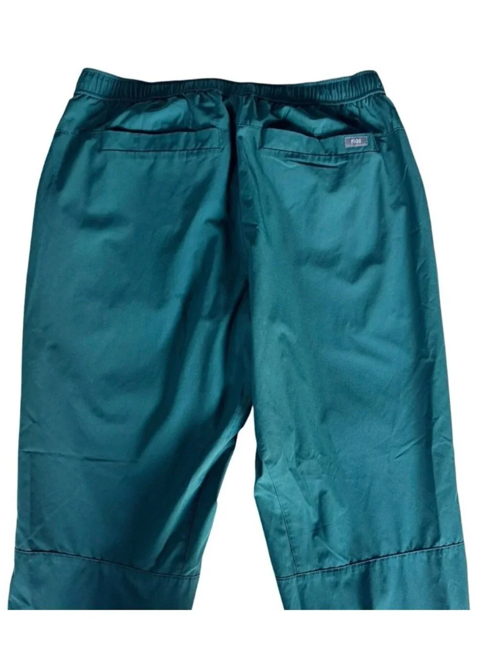 FIGS Men's Sz L Short Tansen Caribbean Blue Jogger Scrub Pants Technical Coll